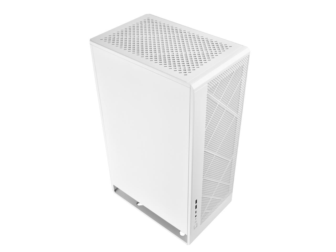 SilverStone Technology SG16W Sugo 16 Mini-ITX Cube Chassis with All Steel Construction, White