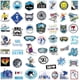 thumbnail image 2 of 50Pcs Skiing Stickers, Snowboard Stickers, Winter Ski Sports Stickers, Adventure Nature Outdoors Waterproof Vinyl Stickers for Teens Adults Laptop Wat, 2 of 4