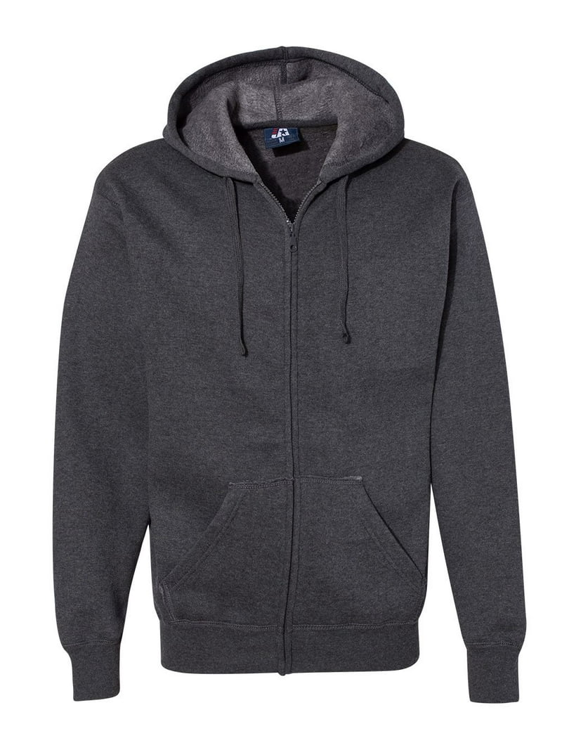 J. America Premium Full-Zip Hooded Sweatshirt 8821 Forest XL