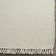 thumbnail image 3 of SAFAVIEH Montauk Patton Geometric Cotton Area Rug, Ivory/Green, 4' x 4' Square, 3 of 8