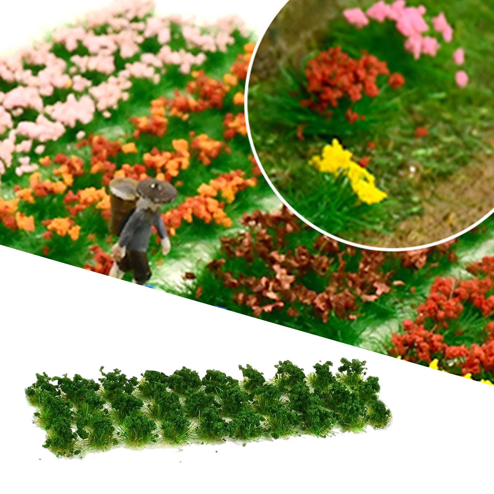 MERIGLARE 4xCluster Grass Tufts Miniature Landscape Static Scenery ...