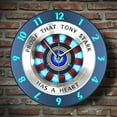 thumbnail image 3 of Acrylic Color Clock Superhero Modern Hair Simple Home Decor Wall Clock Wall Art, 3 of 5