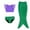 Purple, variant on thosestan Mermaid Girls Bathing Suit 3Pcs Sequin Top, Bikini Bottoms Fish Tail Swimsuit Kids Beach Pool Swimwear 3-12Y