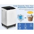 thumbnail image 3 of Ktaxon Full Automatic Washing Machine, 15.6Lbs Top Load Portable Washer with Drain Pump, 10 Wash Programs 8 Water Level Washer and Dryer Combo, 2 in 1 Washer and Dryer for Apartments, RV, Camping, 3 of 10