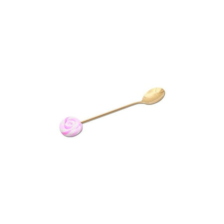 

Cute Lollipop Coffee Spoon Stainless Steel Coffee Stir Spoon Dinner Fruit Fork Teaspoon Dessert Tea Scoop Tableware Decoration