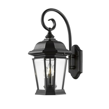 

3 Light Outdoor Wall Light 541B-BK
