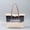 Black, variant on Ladies' Tote Bag Canvas Beach Tote Bag With Zipper Large Shoulder Backpack Handbag, Suitable For Travel, Work, Gym