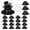 A, variant on Lanzxjv 20/28 Pack Adjustable Deck Support Pedestal, Plastic Deck Foundation Base Support for Floating Deck Platform, Deck Floor Height Adjustment Raising from 2-3/8"-5-1/2" or 0.6" to 0.8", Black