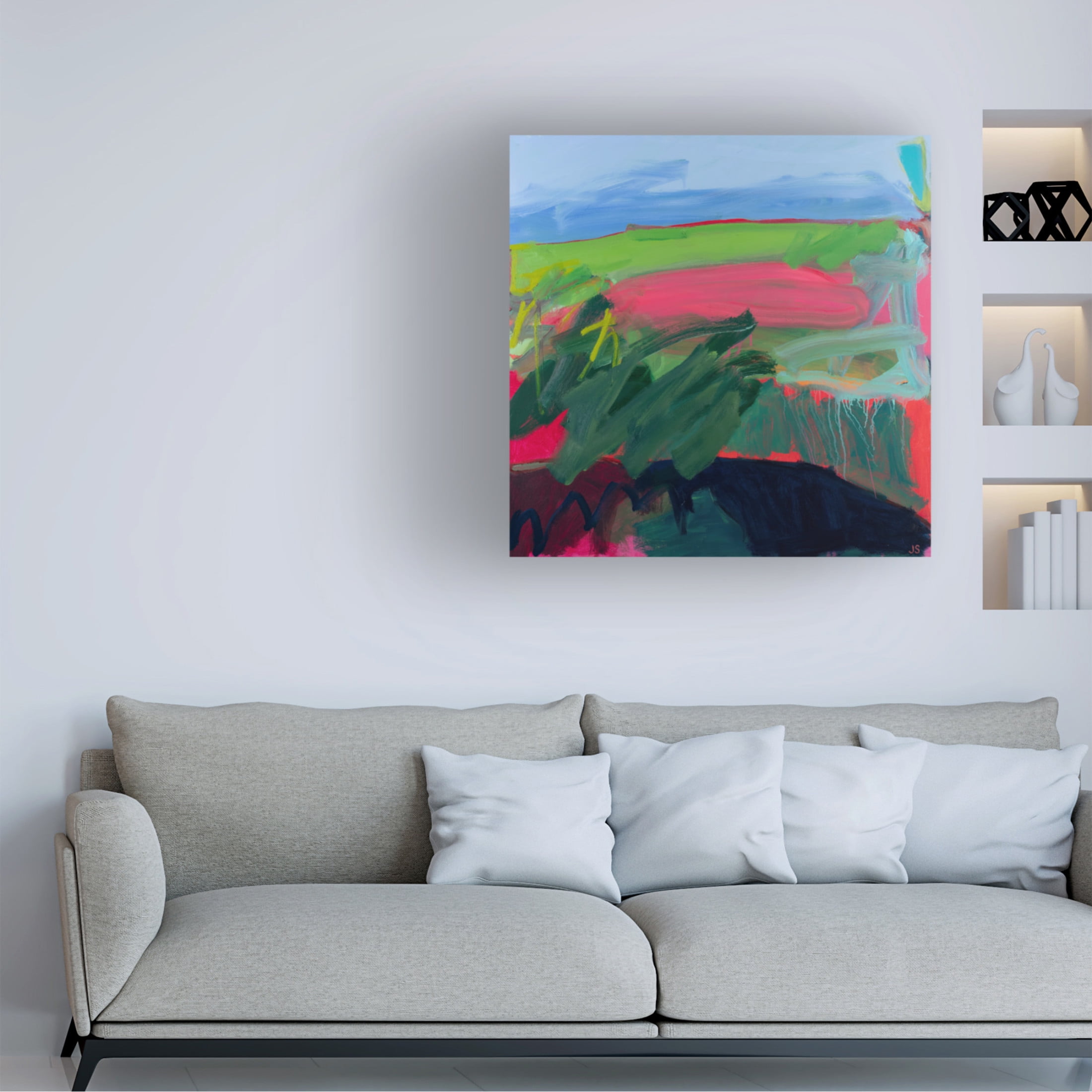 Canvas Wall Art - Jessica Singerman 'Maker of All Things' Wall Art for Living Room, Bedroom, or Office Décor by Trademark Fine Art - 35 x 35 Inches