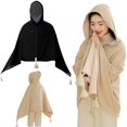 thumbnail image 2 of Portable Heated Shawl, Wearable Electric Heating Blanket with 3 Heat Settings & Fast Heating, Heated Blanket Soft Zipper Shawl Wraps, for Women Men, Home Outdoor Office Use, 2 of 8