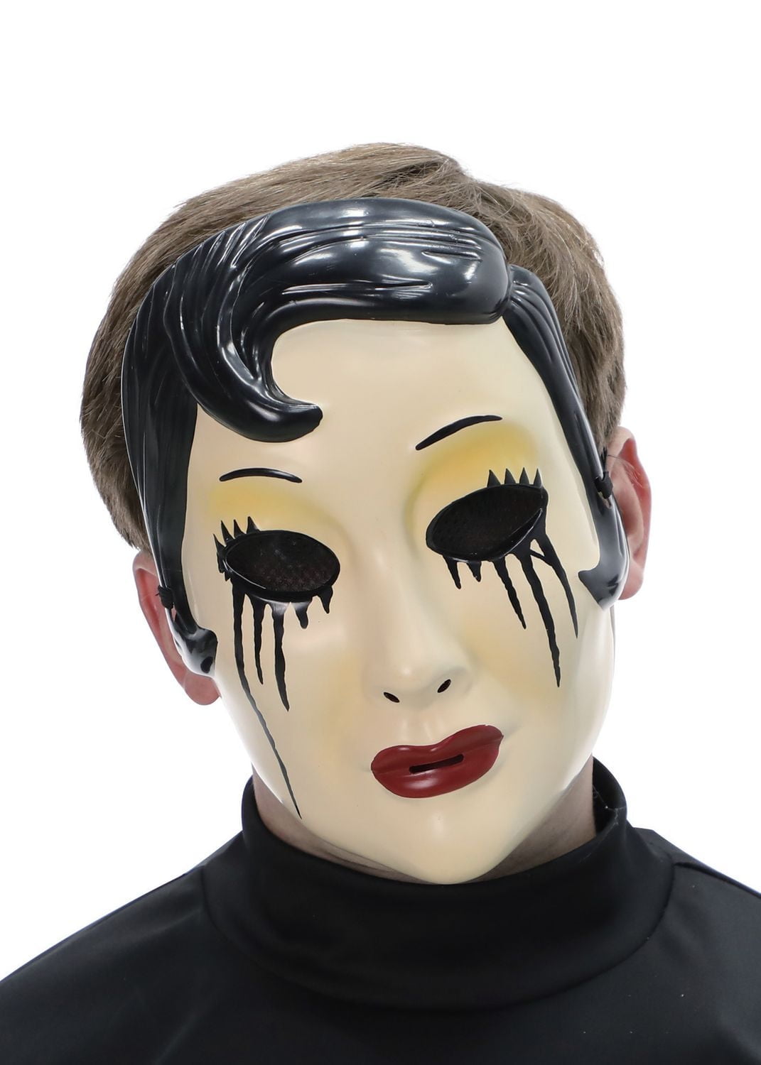 Way to Celebrate Adult Women's Halloween Smudged Mask Costume Accessory
