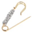 thumbnail image 1 of Delicate Rhinestone Brooch Waist Clip for Women Parties 4x2x1cm Stylish 1Pcs, 1 of 5