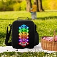 thumbnail image 5 of Geometry Dash Lunch Bag, Insulated Lunch Box Large Capacity Reusable Insulated Cooler Lunch Totes Bag for Work Office School Camping Travel Picnic, 5 of 7