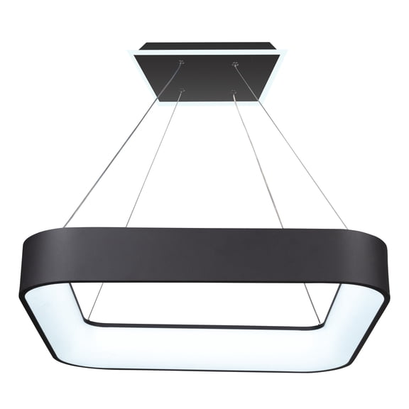 BT2021BK-Artcraft Lighting-Lazio - 40W LED Square Chandelier-3.5 Inches Tall and 23.5 Inches Wide