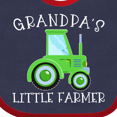 thumbnail image 4 of Inktastic Grandpa's Little Farmer Green Tractor Boys or Girls Baby Bib, 4 of 4