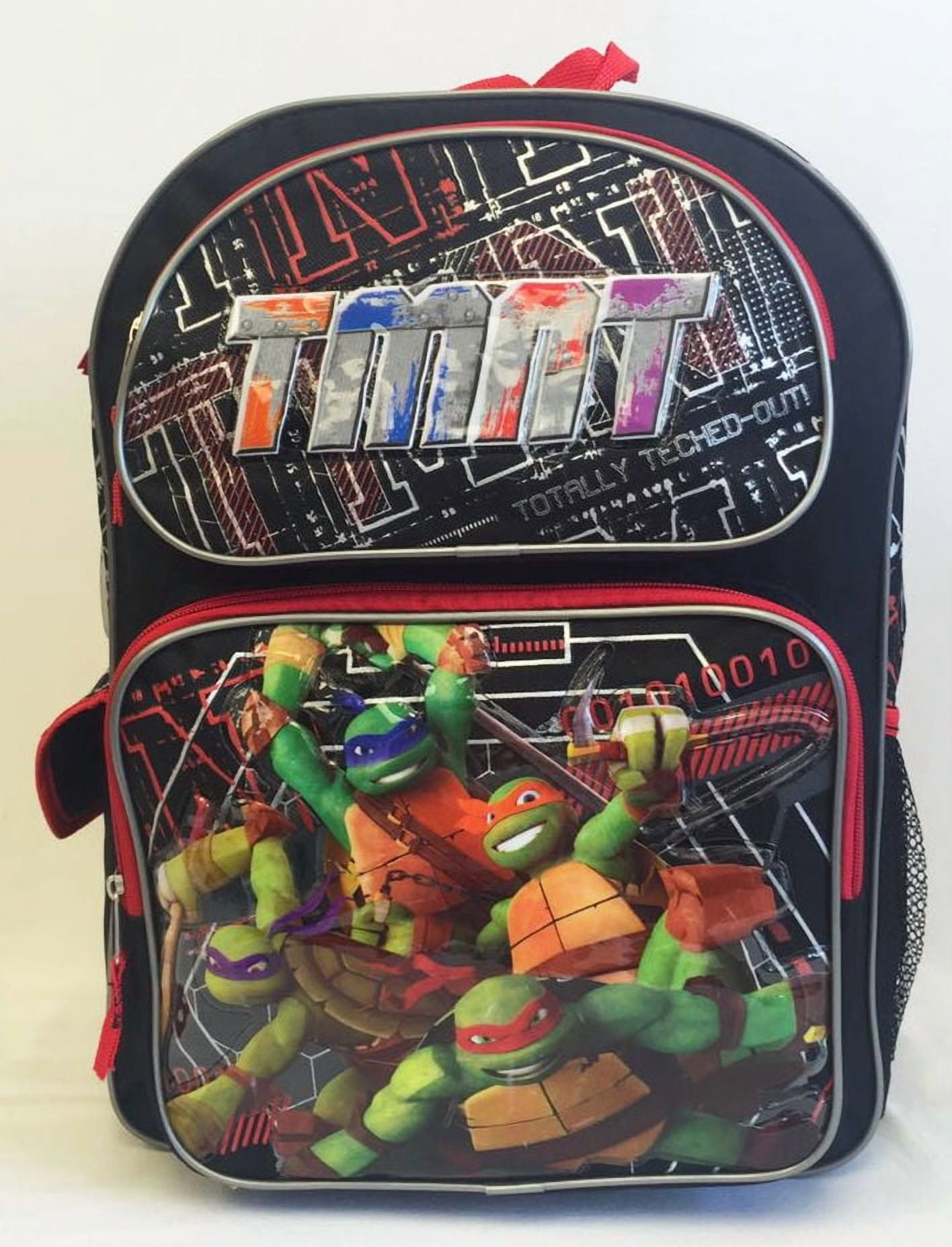 Teenage Mutant Ninja Turtles 16" Large Backpack with Insulated Lunch Bag Set New