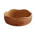 thumbnail image 1 of Cesta de almacenamiento con bordes ondulados, multiusos, for fruteros, organizador de aperitivos, decoración de mesa for el comedor., 1 of 7