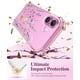 thumbnail image 4 of Funda de teléfono GVIEWIN para iPhone 16 6.1 con protector de pantalla floral, 4 of 9