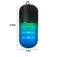 thumbnail image 3 of RXIRUCGD Wireless Bluetooth Speaker Outdoor Travel Portable Camping Colored Light Speaker With Hook, 3 of 8