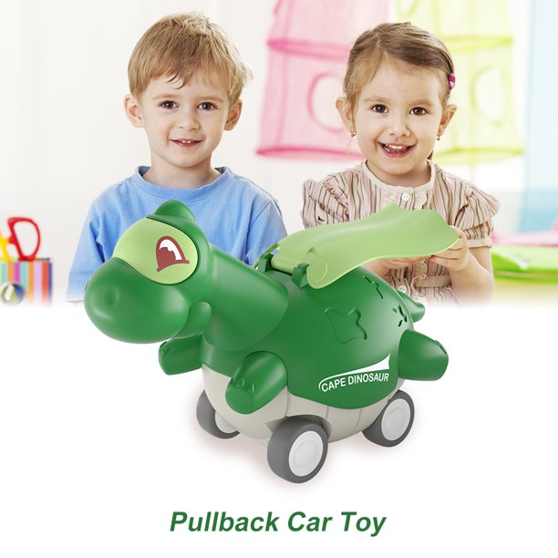 Camión de poder de fricción de inercia de dinosaurio modelo de Ehuebsd coche acrobático vehículo todoterreno antideslizante juguetes sensoriales educativos tempranos para