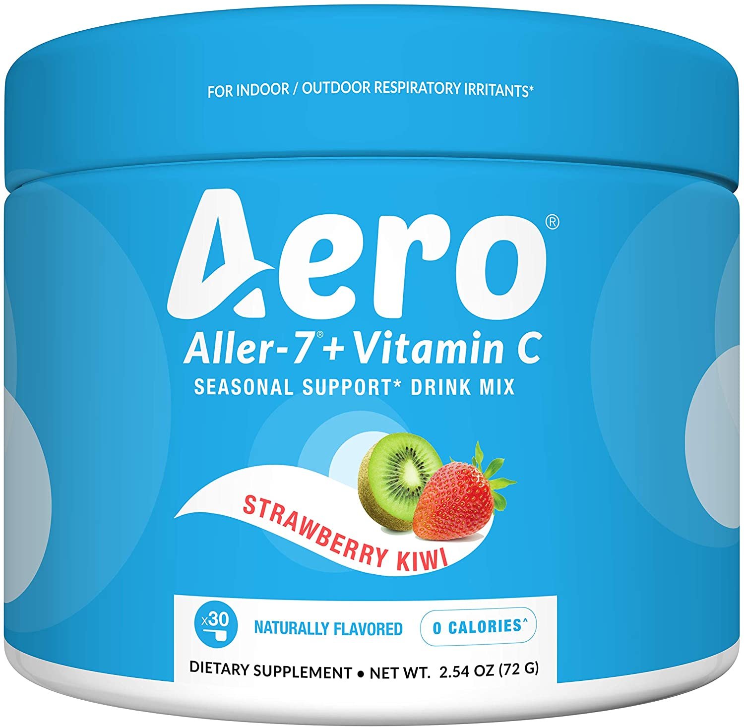 Aero Allergy Support Keto, Aller7, Vitamin C Drink Mix, Vegan