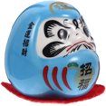 thumbnail image 4 of Figura decorativa de Daruma, decoración de cerámica japonesa, Daruma, estatua japonesa de Darma, figura de Darma de riqueza, 4 of 5