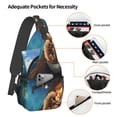 thumbnail image 3 of Lsque Squirrel Sleeping In Tree Pattern Cross Chest Bag Diagonally – Premium Durable Front Chest Sling with Adjustable Padded Strap, High-Capacity Storage, 3 of 8