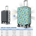 thumbnail image 5 of World Travel1 Luggage Cover Washable Elasticated Luggage Covers for Suitcase tsa Approved Stylish Dust and Scratch Resistant Luggage Case Protector for Kids and Adults -, 5 of 6