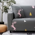 thumbnail image 5 of 1 Piece Sofa Covers 1 Seat Elastic Soft Fabric Sofa Cover, 5 of 5