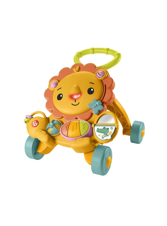Fisher-Price Musical Lion Walker Infant Toy with Lights and Sounds for Ages 6+ Months