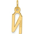 thumbnail image 3 of 14K Yellow Gold Slanted Block Letter N Initial Charm (Width 6) (Length 20) - Jbsp, 3 of 5