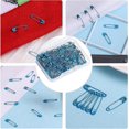 thumbnail image 4 of 120 Pcs 19mm Mini Safety Pins Metal Safety Pins For Art Craft Sewing Jewelry Making (black), 4 of 4