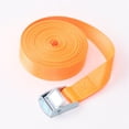 thumbnail image 4 of Juego de 6 correas de amarre con hebilla, cinturón de bloqueo por apriete, correas de fijación máx. 250 kg, según, longitud 4 m ancho 25 mm, en una sola pieza, amarillo fluorescente, 4 of 4