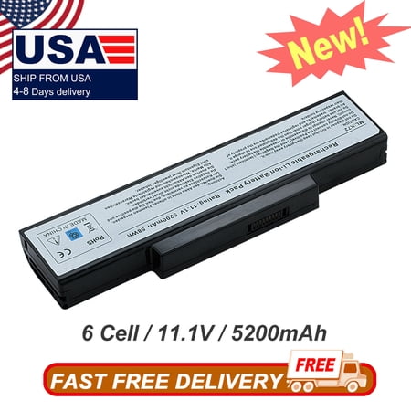5200mAh 6Cell Battery For ASUS K72K K72L K72N K72P K72Q K72R K72S K72Y K73 K73E
