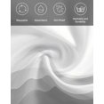 thumbnail image 6 of Cloth Napkins Abstract Minimalist Gray Ombre Washable Soft Kitchen Dinner Napkin Set of 4,Modern Geometric Wave Stripe Reusable Cocktail Napkins for Wedding Holiday Party Event,20x20In, 6 of 7