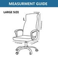 thumbnail image 3 of Stretch Printed Computer Office Chair Covers,Desk Rotating Chair Slipcovers Removable Washable Anti-Dust Spandex Chair Protector Cover for Office Chair-L(17.7-23.5inch)-05, 3 of 8