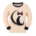 thumbnail image 2 of ATAIKU 2-9Y Little Girls Cat Pajamas Kids 2-Piece Pjs Cotton Long Sleeve Sleepwear Sets 6 Years, 2 of 7