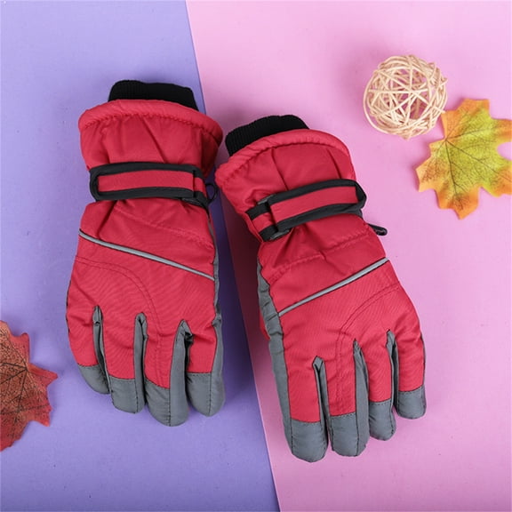 Snow Gloves for Kids Waterproof Kids Gloves Snow Gloves for Cold Weather Girls Winter Gloves