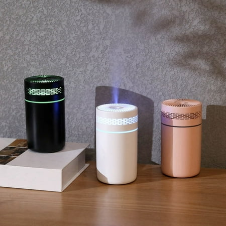 

250ml Portable Mini Humidifier For Car Travel Hote 7 Color LED Night Lights USB Personal Desk Humidifier Diffusers For Office Bedroom Humidifire Humidifier For Bedroom
