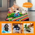 thumbnail image 3 of BESTSKY Snuffle Mat for Dogs Interactive Feeding Mat 15.4X15.4 Inch-Enrichment Puzzle Toy for Small&Medium Dogs&Cats Slow Feeder for Anxiety&Boredom Relief Machine Washable Felt Wool Pad, 3 of 7