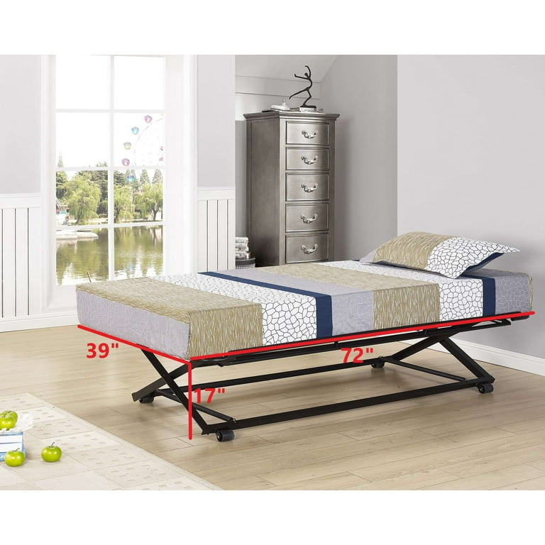 Supreme ブラック ダブルニー 32 Zinus Compack Twin Black Metal Bed Frame HD-SBF-07T - The