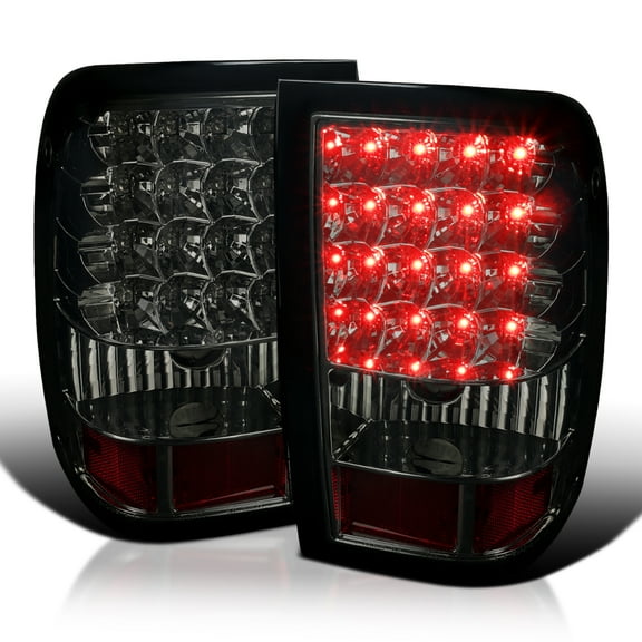 Spec-D Tuning Smoke LED Tail Lights Compatible with 2006-2011 Ford Ranger, Left Right Pair Assembly