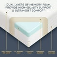 thumbnail image 4 of Heyward 4.5” Sofa Queen Mattress, Memory Foam Mattress for Sofa Bed, 4 of 10