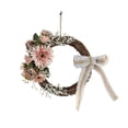 thumbnail image 5 of 2026 Upgraded Artificial Floral Wreath, Spring Flower Swag Greenery Wreath for Front Door Wall Party Home Kitchen Decor 16x13inch A, 5 of 6