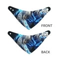 thumbnail image 3 of Naloa Futuristic Blue Light White Tiger Dog Bandana Large and Small-Dog Scarf Bib Handkerchief Accessories for Dogs and Cats(S-L)-Medium, 3 of 5