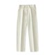 thumbnail image 2 of Pantalones holgados de seda helada con abertura para hombre: color liso, cintura media, diseño drapeado, para el día a día/ocasionales (M-XXXXL), 2 of 8