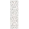 thumbnail image 2 of SAFAVIEH Abstract Constantine Damask Wool Runner Rug, Ivory/Gray, 2'3" x 8', 2 of 11