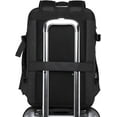 thumbnail image 4 of BANGE Mochilas Laptop Extensibles de Nailon Impermeable de 45 L de 17,3", Black, 1 Pieza, 4 of 12