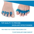 thumbnail image 6 of Skywee Gel Toe Separators, Gel Toe Stretcher for Foot Yoga, Bunion Correctors for Relaxing Toes, Bunion Relief, Hammer Toe, 6 of 8