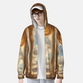thumbnail image 2 of Balery Golden Drapes Pillars Clouds Sudadera ligera de manga larga con capucha y protección solar UPF 50+ para hombre y mujer, ideal para pesca y running-XX-Large, 2 of 7
